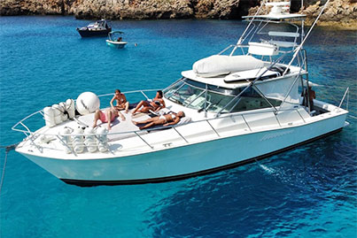 Yacht Viking 43 rental Barcelona