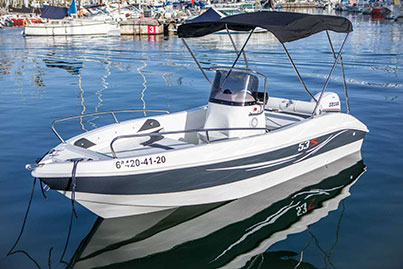 rent boat without licence Trimachi 53 Barcelona
