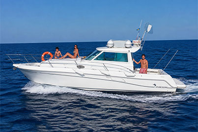 rent fishing boat Faeton Moraga 910 Barcelona